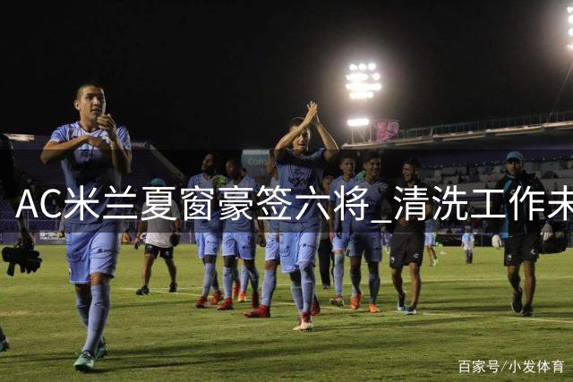 AC米兰夏窗豪签六将 清洗工作未能如愿